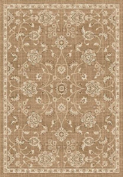 Ottoman D730A_FMA77 barna klasszikus mintás szőnyeg 60x110 cm