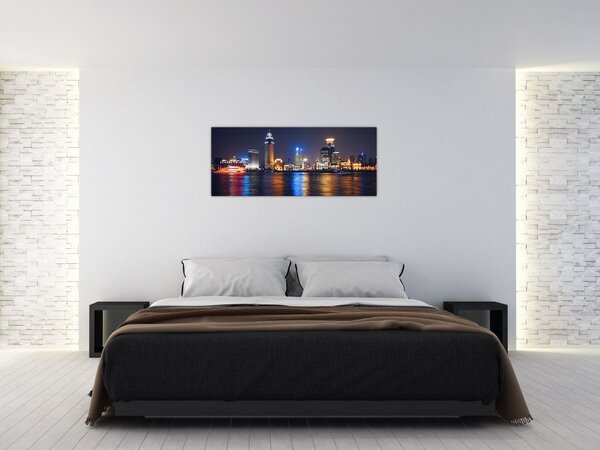 Kép - Éjszakai visszaverődés (120x50 cm)