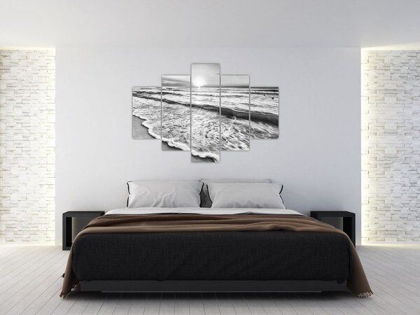 Kép - Naplemente a tengerparton (150x105 cm)