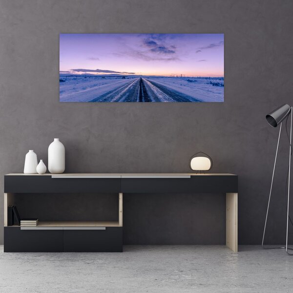 A téli út képe (120x50 cm)