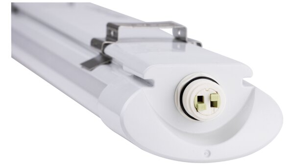 Sorolható védett LED ipari világítótest 230 VAC, 18 W, 1650 lm, 4000 K, IP65, EEI=F