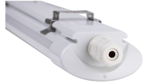 Sorolható védett LED ipari világítótest 230 VAC, 18 W, 1650 lm, 4000 K, IP65, EEI=F