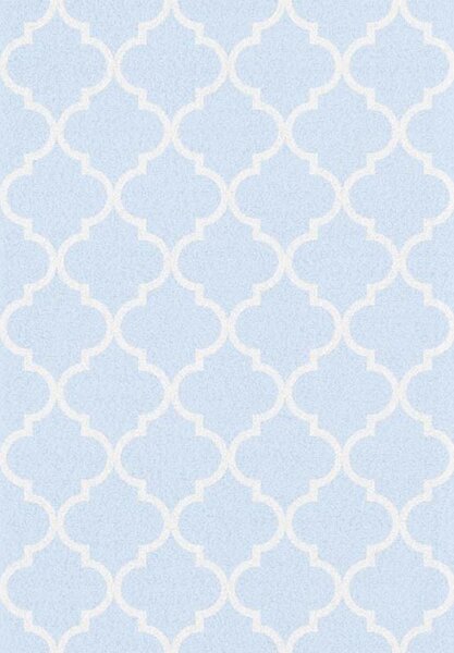 Passion C490A_SFI41 marokkói mintás szőnyeg pasztel kék-krém színben 160x230 cm