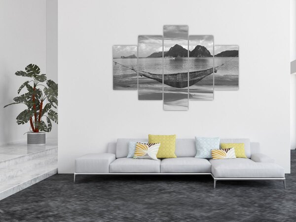 Kép - Hálóágy a tengerparton (150x105 cm)