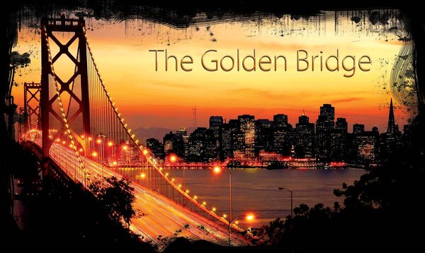 Fotótapéta - Golden Gate Bridge (152,5x104 cm)