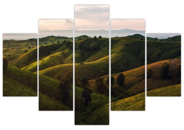 Kép - Kilátás a thai hegyekre (150x105 cm)