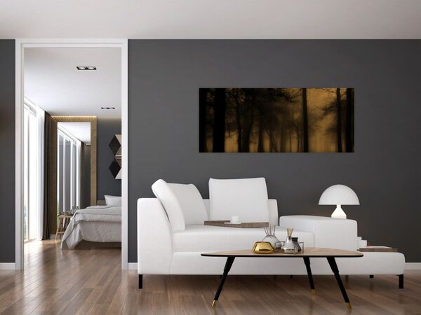 Kép - Sötét erdő (120x50 cm)