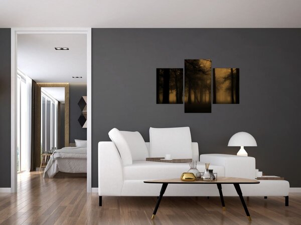 Kép - Sötét erdő (90x60 cm)