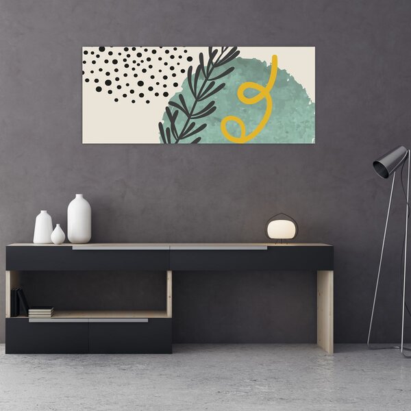 Kép - Absztrakt lapok N⁰1 (120x50 cm)