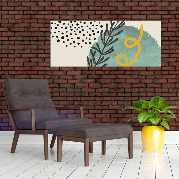 Kép - Absztrakt lapok N⁰1 (120x50 cm)