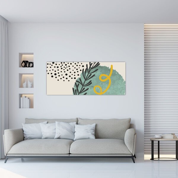 Kép - Absztrakt lapok N⁰1 (120x50 cm)