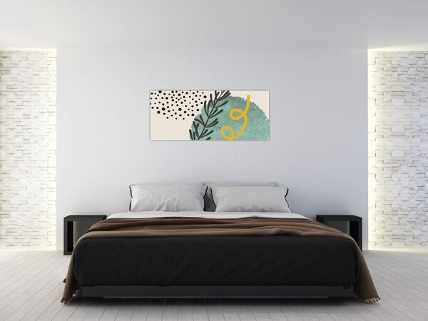 Kép - Absztrakt lapok N⁰1 (120x50 cm)