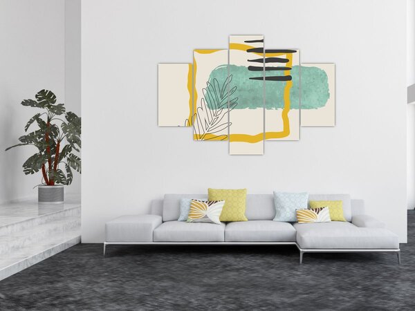 Kép - Absztrakt lapok N⁰2 (150x105 cm)