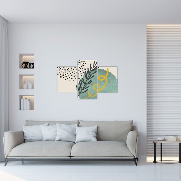 Kép - Absztrakt lapok N⁰1 (90x60 cm)