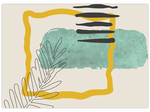 Kép - Absztrakt lapok N⁰2 (70x50 cm)