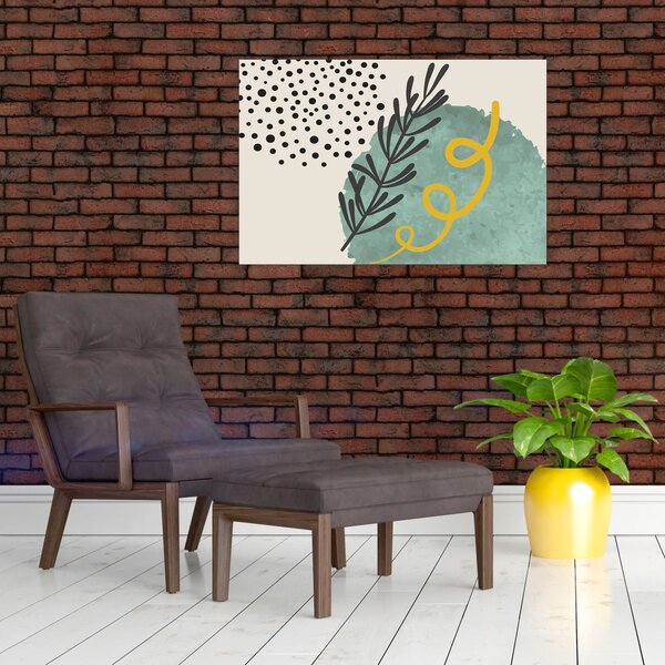 Kép - Absztrakt lapok N⁰1 (90x60 cm)