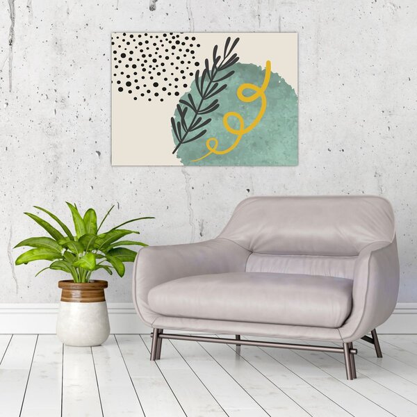 Kép - Absztrakt lapok N⁰1 (70x50 cm)