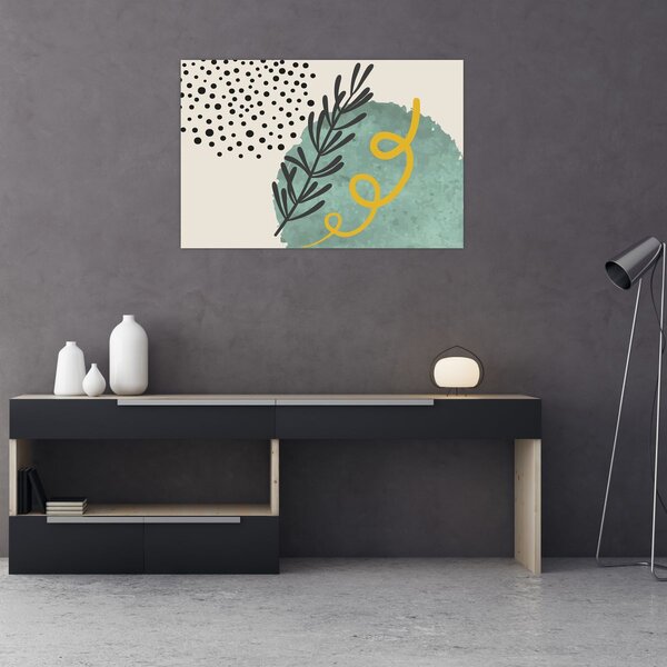Kép - Absztrakt lapok N⁰1 (90x60 cm)