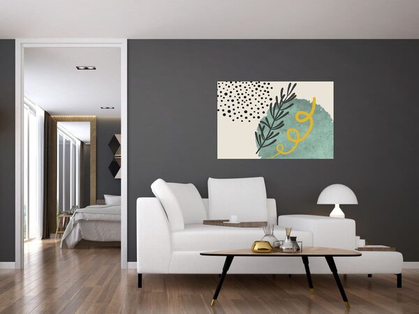 Kép - Absztrakt lapok N⁰1 (90x60 cm)
