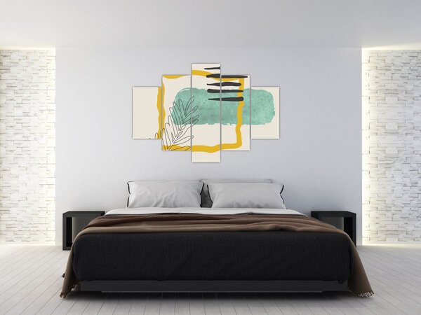 Kép - Absztrakt lapok N⁰2 (150x105 cm)