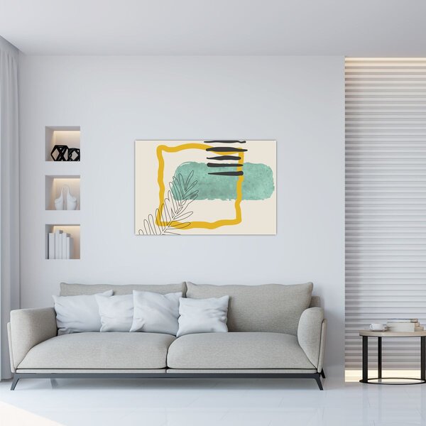 Kép - Absztrakt lapok N⁰2 (90x60 cm)
