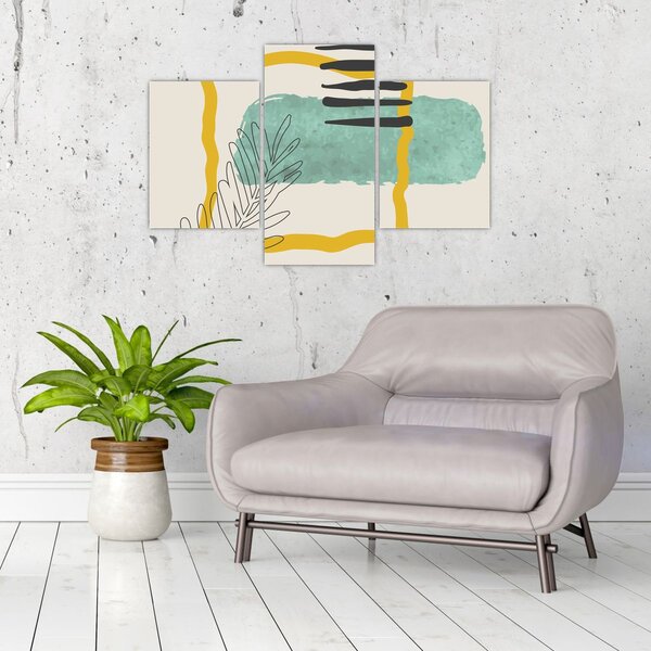 Kép - Absztrakt lapok N⁰2 (90x60 cm)