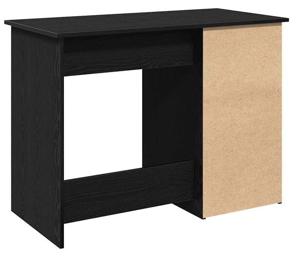 Fekete szerelt fa íróasztal 102x50x75 cm
