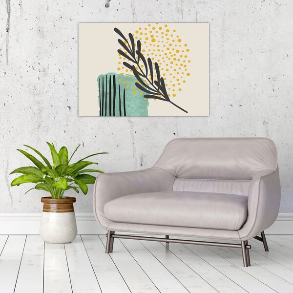 Kép - Absztrakt lapok N⁰3 (70x50 cm)