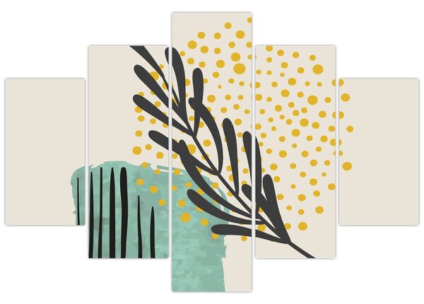 Kép - Absztrakt lapok N⁰3 (150x105 cm)