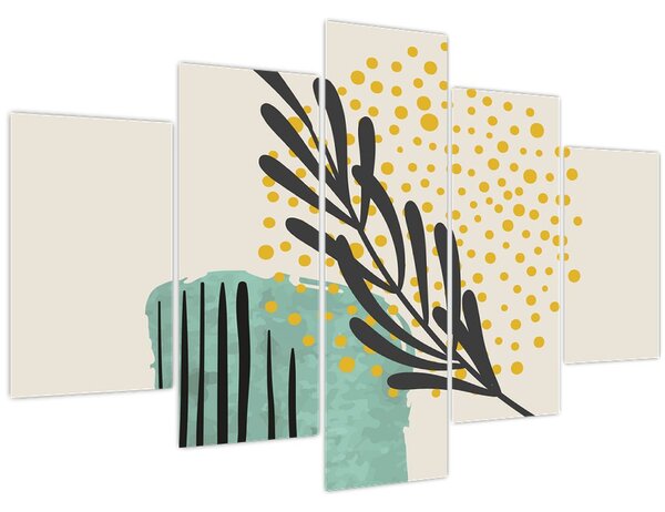 Kép - Absztrakt lapok N⁰3 (150x105 cm)