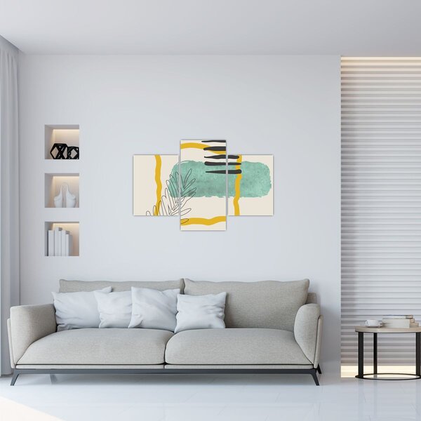 Kép - Absztrakt lapok N⁰2 (90x60 cm)