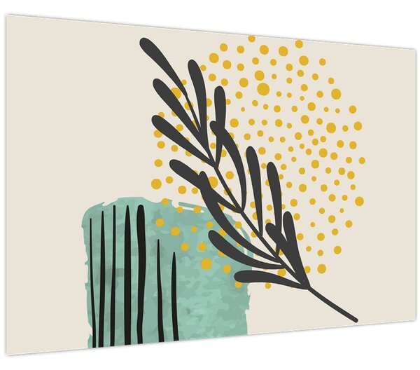 Kép - Absztrakt lapok N⁰3 (90x60 cm)