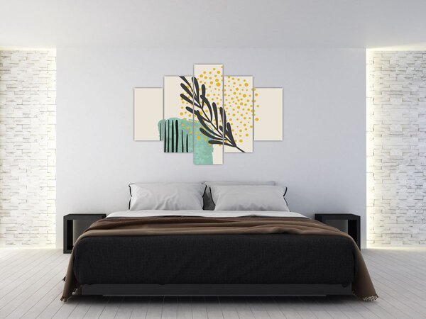 Kép - Absztrakt lapok N⁰3 (150x105 cm)