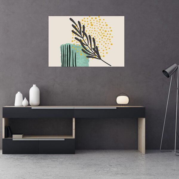 Kép - Absztrakt lapok N⁰3 (90x60 cm)