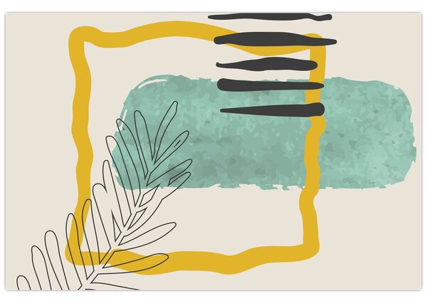 Kép - Absztrakt lapok N⁰2 (90x60 cm)