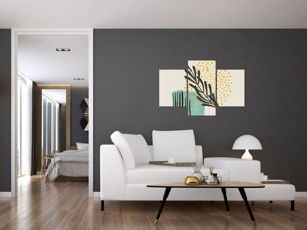 Kép - Absztrakt lapok N⁰3 (90x60 cm)