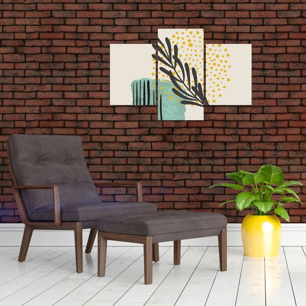 Kép - Absztrakt lapok N⁰3 (90x60 cm)