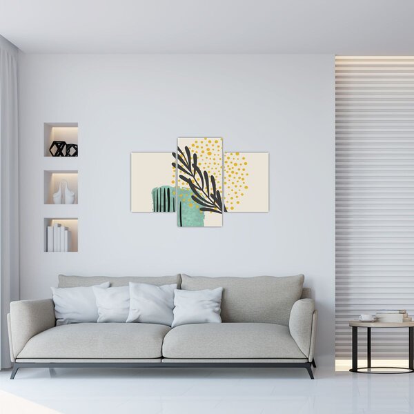 Kép - Absztrakt lapok N⁰3 (90x60 cm)