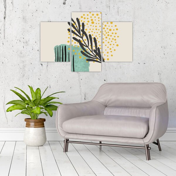 Kép - Absztrakt lapok N⁰3 (90x60 cm)