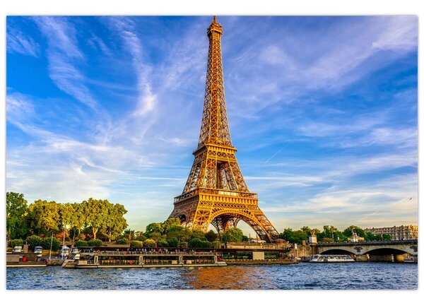 Kép - Eiffel-torony (90x60 cm)