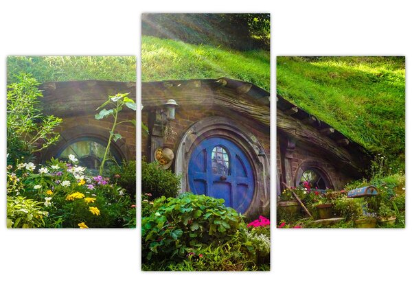 Kép - Hobbitfalva (90x60 cm)