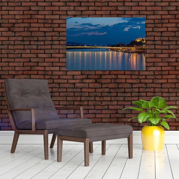 Pozsony képe várral (90x60 cm)