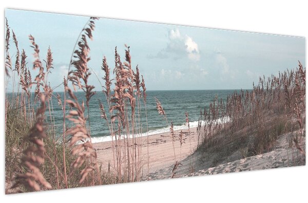 Kép - Rózsaszín strand (120x50 cm)