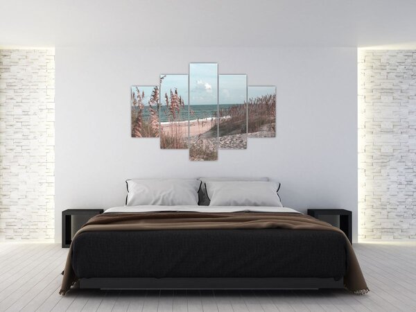Kép - Rózsaszín strand (150x105 cm)