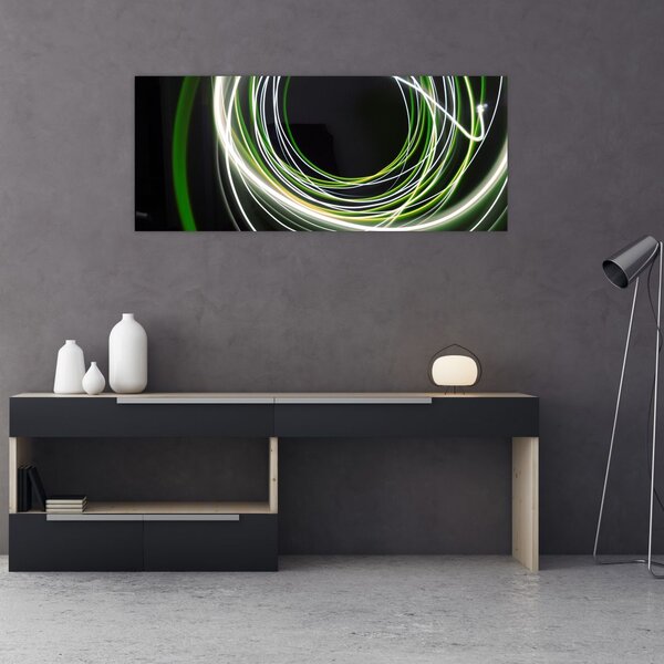 Kép zöld vonalak (120x50 cm)
