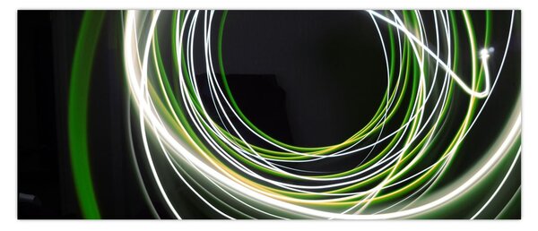 Kép zöld vonalak (120x50 cm)