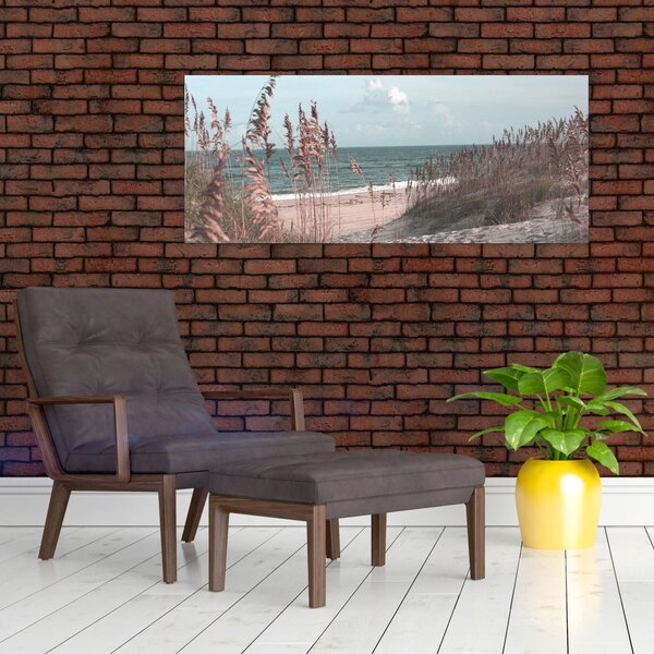 Kép - Rózsaszín strand (120x50 cm)