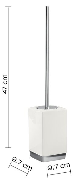Gedy Gedy, LUCY WC kefe állóra, kerámia, LY33