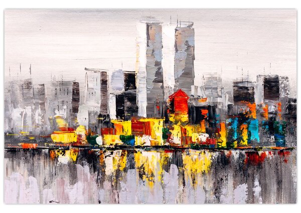 Kép - A nagyváros festménye (90x60 cm)