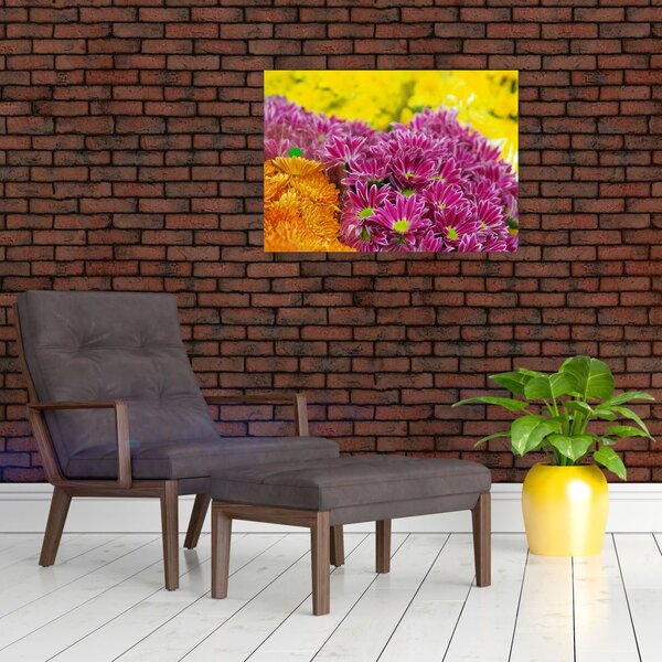 Rózsaszín virág képe (70x50 cm)